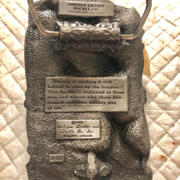 Collectable Siskiyou Pewter Buckle - Picture 2 of 2
